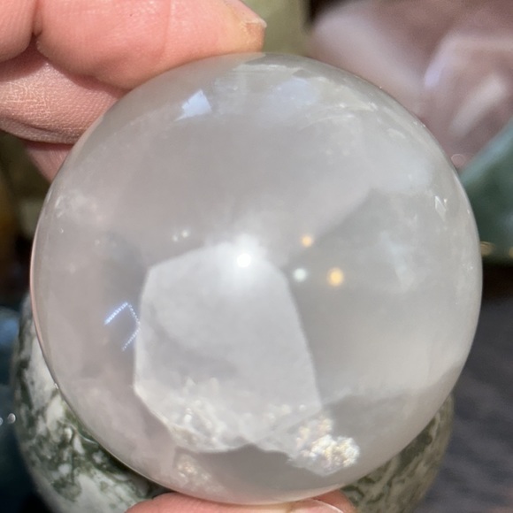 🔥SALE🔥 Lavender Fluorite Crystal Sphere! - Picture 5 of 7